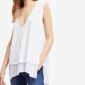 NWOT Free people we the free peachy tank